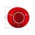 111119 by UNITED PACIFIC - Tail Light - RH and LH, Red Lens, 42 LEDs, with SS Trim, For 1972 Chevy Chevelle SS/Malibu