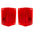 111120 by UNITED PACIFIC - Tail Light - RH and LH, Red Lens, 36 LEDs, For 1970-1972 Chevrolet EL Camino