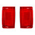 111120 by UNITED PACIFIC - Tail Light - RH and LH, Red Lens, 36 LEDs, For 1970-1972 Chevrolet EL Camino