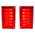 111120 by UNITED PACIFIC - Tail Light - RH and LH, Red Lens, 36 LEDs, For 1970-1972 Chevrolet EL Camino