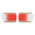 111122 by UNITED PACIFIC - Tail Light LED Board - RH and LH, 48 Red Sequential LED, For 1970 Chevy Chevelle