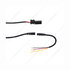 42242 by UNITED PACIFIC - Hood Mirror - Driver Side, Chrome/Black, Heated, Sequential Turn Signal, For 2008-2013 Volvo VNL