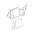 68361477AC by MOPAR - Door Mirror - Left, for 2019-2020 Ram 2500/3500