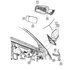 68061200AF by MOPAR - Door Mirror - Right, for 2010-2012 Ram 1500/2500