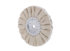 90024UA by UNITED PACIFIC - Air Buffer - White-Treated, 8" Diameter, 16-Ply, 5/8" and 1/2" Arbor