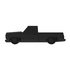 99222 by UNITED PACIFIC - Paper Weight - Matte Black, Solid Die-Cast, 1973-1987 Chevrolet C10 Model