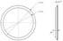 58840 by DINEX - Exhaust Gasket - Fits Freightliner/Western Star