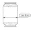 65017 by DINEX - Diesel Particulate Filter (DPF) - Fits Freightliner