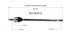 NCV82012 by GSP AUTO PARTS NORTH AMERICA INC - NEW CV AXLE