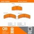 1000-0368M by MPA ELECTRICAL - Quality-Built Disc Brake Pad Set - Semi-Metallic