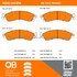 1000-0412M by MPA ELECTRICAL - Quality-Built Disc Brake Pad Set - Semi-Metallic