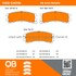 1000-0401M by MPA ELECTRICAL - QB Semi-Metallic Brake Pads