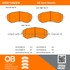 1000-0422M by MPA ELECTRICAL - QB Semi-Metallic Brake Pads