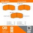 1000-0484M by MPA ELECTRICAL - QB Semi-Metallic Brake Pads