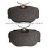 1000-0493M by MPA ELECTRICAL - Quality-Built Disc Brake Pad Set - Semi-Metallic