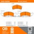 1000-0505M by MPA ELECTRICAL - QB Semi-Metallic Brake Pads