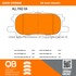 1000-0996M by MPA ELECTRICAL - QB Semi-Metallic Brake Pads