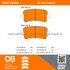 1000-1430M by MPA ELECTRICAL - Quality-Built Disc Brake Pad Set - Semi-Metallic