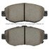 1001-0619M by MPA ELECTRICAL - Quality-Built Premium Semi-Metallic Brake Pads w/ Hardware