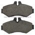 1001-0928M by MPA ELECTRICAL - Quality-Built Premium Disc Brake Pad Set - Semi-Metallic, with Hardware