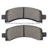 1001-0974AM by MPA ELECTRICAL - Quality-Built Premium Semi-Metallic Brake Pads w/ Hardware