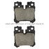 1003-1283M by MPA ELECTRICAL - Quality-Built Black Series Semi-Metallic Brake Pads w/ Hardware