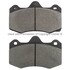 1003-1598M by MPA ELECTRICAL - Quality-Built Black Series Semi-Metallic Brake Pads