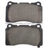 1003-1743C by MPA ELECTRICAL - Quality-Built Disc Brake Pad Set - Black Series, Ceramic, with Hardware