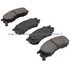 1000-0507M by MPA ELECTRICAL - Quality-Built Disc Brake Pad Set - Semi-Metallic