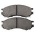 1000-0507M by MPA ELECTRICAL - Quality-Built Disc Brake Pad Set - Semi-Metallic