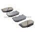 1000-0647M by MPA ELECTRICAL - Quality-Built Disc Brake Pad Set - Semi-Metallic