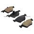 1000-0740M by MPA ELECTRICAL - Quality-Built Disc Brake Pad Set - Semi-Metallic