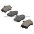 1000-0837M by MPA ELECTRICAL - QB Semi-Metallic Brake Pads