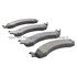 1000-0859M by MPA ELECTRICAL - QB Semi-Metallic Brake Pads