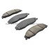 1000-0921M by MPA ELECTRICAL - Quality-Built Disc Brake Pad Set - Semi-Metallic