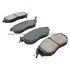 1000-1078M by MPA ELECTRICAL - Quality-Built Disc Brake Pad Set - Semi-Metallic