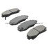 1000-1102M by MPA ELECTRICAL - Quality-Built Disc Brake Pad Set - Semi-Metallic