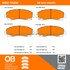 1000-1102M by MPA ELECTRICAL - Quality-Built Disc Brake Pad Set - Semi-Metallic