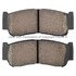 1000-1297M by MPA ELECTRICAL - Quality-Built Disc Brake Pad Set - Semi-Metallic