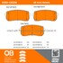 1000-1302M by MPA ELECTRICAL - QB Semi-Metallic Brake Pads