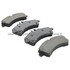 1000-1318M by MPA ELECTRICAL - Quality-Built Disc Brake Pad Set - Semi-Metallic