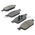 1000-1645M by MPA ELECTRICAL - QB Semi-Metallic Brake Pads