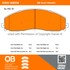 1000-1680M by MPA ELECTRICAL - QB Semi-Metallic Brake Pads