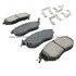 1001-0224M by MPA ELECTRICAL - Quality-Built Premium Semi-Metallic Brake Pads w/ Hardware