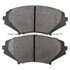 1001-1057M by MPA ELECTRICAL - Quality-Built Premium Semi-Metallic Brake Pads w/ Hardware