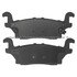 1001-1120M by MPA ELECTRICAL - Quality-Built Premium Disc Brake Pad Set - Semi-Metallic, with Hardware