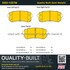 1001-1157M by MPA ELECTRICAL - Quality-Built Premium Semi-Metallic Brake Pads w/ Hardware