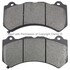 1001-1405AM by MPA ELECTRICAL - Quality-Built Premium Disc Brake Pad Set - Semi-Metallic, with Hardware