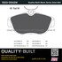 1003-0542M by MPA ELECTRICAL - Quality-Built Black Series Semi-Metallic Brake Pads w/ Hardware