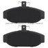 1003-0565M by MPA ELECTRICAL - Quality-Built Disc Brake Pad Set - Black Series, Semi-Metallic, with Hardware